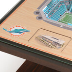 NFL // Miami Dolphins // End Table