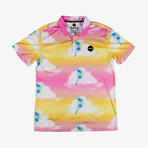 Days In The Clouds Polo // Pink (2XL)