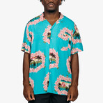 Resort Button-Up Shirt // Teal (XL)
