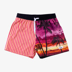 Keys Swim Shorts // Pink (L)