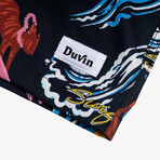 Surf's Pup Swim Shorts // Black (L)