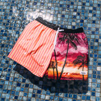 Keys Swim Shorts // Pink (2XL)