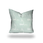 Seafoam Collection // SAILBOATS + BOGATELLI Throw Pillows // Set of 3