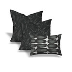 Charcoal Collection // VORTEX + BLOT Throw Pillows // Set of 3