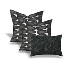 Charcoal Collection // BLOT + VORTEX Throw Pillows // Set of 3