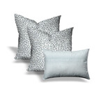 Dusty Blue Collection // LEOPER + MUNY Throw Pillows // Set of 3