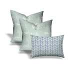 Seafoam Collection // SAILBOATS + BOGATELLI Throw Pillows // Set of 3