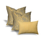 Golden Straw Collection // AMAZON + REMI Throw Pillows // Set of 3