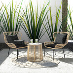 Charcoal Collection // VORTEX + SHIBORI LUXE Throw Pillows // Set of 3