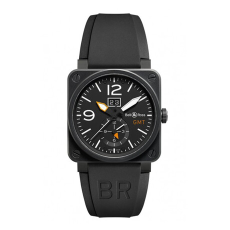 Bell & Ross GMT Carbon Automatic // BR 03-51 GMT // Pre-Owned