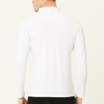 Mason Button-Up Pullover // White (X-Large)