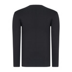 Darby Round Neck Sweatshirts // Set of 2 // Black + Black (S)