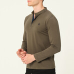 Jackson Button-Up Pullover // Olive (Small)
