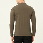 Jackson Button-Up Pullover // Olive (Small)