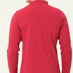 Remi Button-Up Pullover // Burgundy (S)