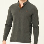 Remi Button-Up Pullover // Anthracite (Small)