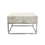 Arabella Cowhide Upholstered Coffeetable