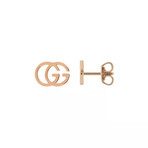 Gucci // GG Running 18K Rose Gold Earings // New