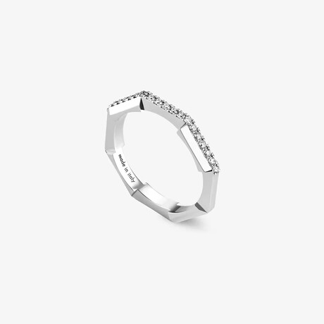 Gucci // Link to Love Diamond Ring // Ring Size: 7.25 // New