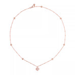 Gucci // Flora 18K Rose Gold Diamond Necklace // 15.7" // New