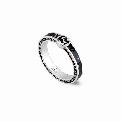 Gucci // Interlocking G Sterling Silver Ring // New (Ring Size: 7.5)