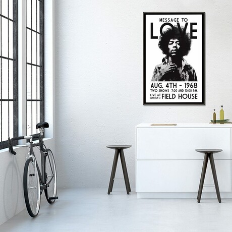 Message To Love by Radio Days (26"H x 18"W x 0.75"D)