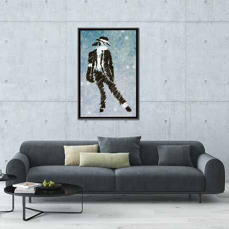 Michael Jackson Forever King of Pop by Diego Tirigall (26"H x 18"W x 0.75"D)