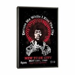 Jimi Hendrix Experience 1969 U.S. Tour At Madison Square Garden Tribute Poster by Radio Days (26"H x 18"W x 0.75"D)