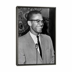 Malcolm X (1925-1965) by Ed Ford (26"H x 18"W x 0.75"D)