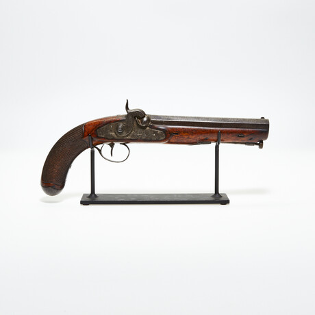Early Belgian Octagonal Barrel Pistol // Mid 1800's