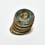 Stack of Chinese Coins from a Song Dynasty Hoard // 960-1279 AD