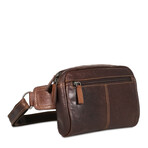 Large Travel Belt Bag // Brown