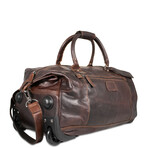 Wheeled Duffle Bag // Brown
