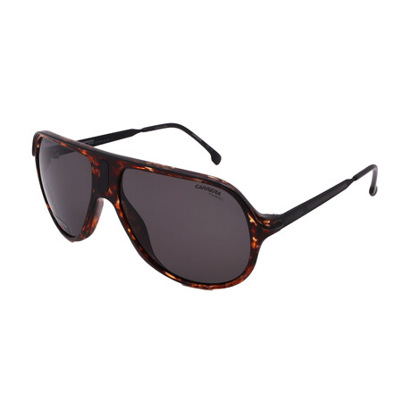 Mens SAFARI65-WR9 Aviator Sunglasses // Brown Havana + Grey Polarized