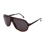 Carrera // Men's Safari65 WR7 Sunglasses // Havana Brown + Gray