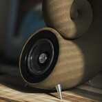 Spirula Speakers 4" Deep Amber // No Cables