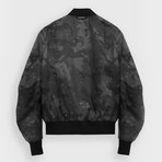 Ultimate Bomber V2 // Reversible // Black + Gray Camo (S)