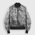 Ultimate Bomber V2 // Reversible // Black + Gray Camo (M)