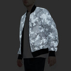 Ultimate Bomber V2 // Reversible // Black + Gray Camo (M)