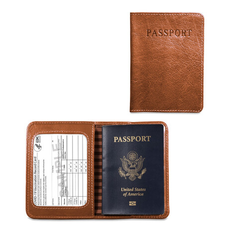 Passport Cover // Vaccine Card Holder // Honey