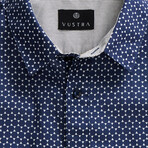Hex Cosmo Button Down Shirt // Navy (XL)