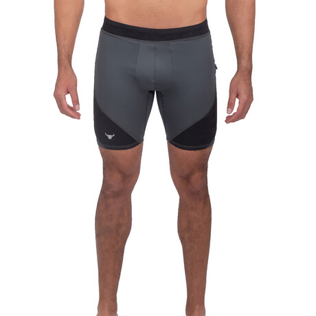 Shorts // Gray + Black (S)