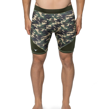 Shorts // Green Camoflauge (S)