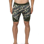 Shorts // Green Camoflauge (S)