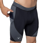 Shorts // Black + Gray (S)