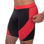 Shorts // Black + Red (S)