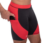 Shorts // Black + Red (S)