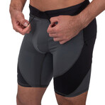 Shorts // Gray + Black (S)