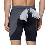 Shorts // Black + Gray (S)