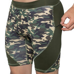 Shorts // Green Camoflauge (S)